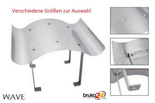 Massive Edelstahl Schornsteinabdeckung Kaminhaube Kaminabdeckung Kaminblech