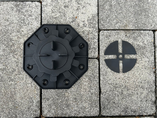 Höhenverstellbare Plattenlager PRO FIXX Terrassenlager Stelzlager Balkenlager