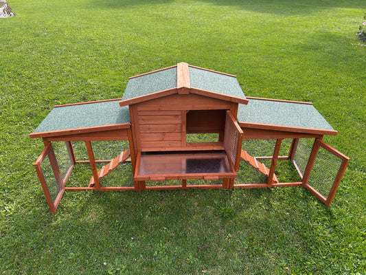 Hasenstall RABBIT XXL Kleintiergehege Kaninchenstall Käfig Hase Kaninchen Gehege