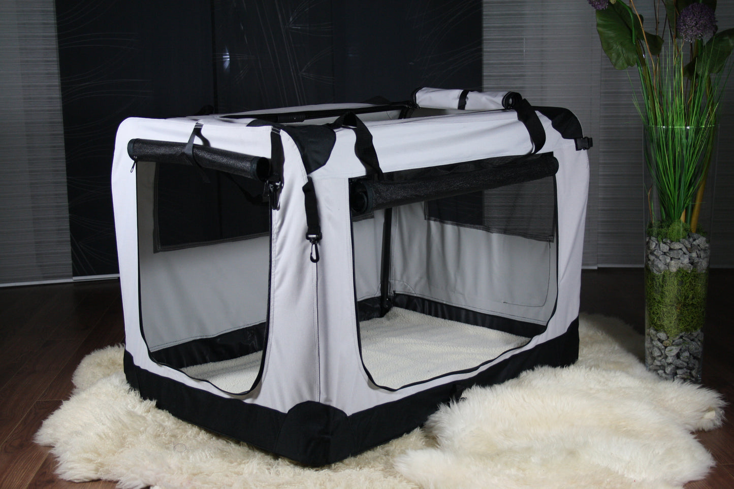 Hundebox Bello faltbar Autotransportbox Katzen Hunde Box