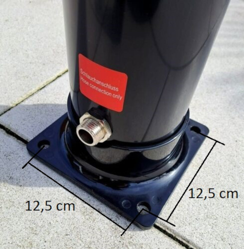 Pooldusche SUNNY Solardusche mit Brause Gartendusche Außendusche Solar Dusche