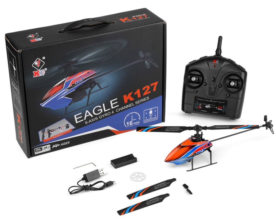 RC Helikopter EAGLE K127 Single Blade ferngesteuerter Hubschrauber