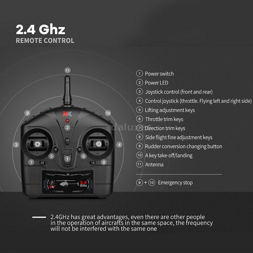 RC Helikopter EAGLE K127 Single Blade ferngesteuerter Hubschrauber