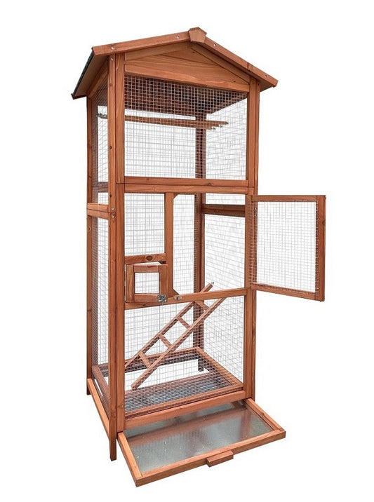 Vogelvoliere LOKI XXL Vogelkäfig Metall Voliere Vogelhaus Käfig Vogel Papagei