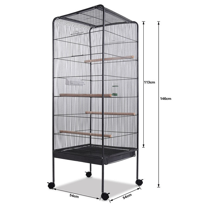 Vogelvoliere MEGA XXL Vogelkäfig Metall Voliere Vogelhaus Käfig Vogel Papagei