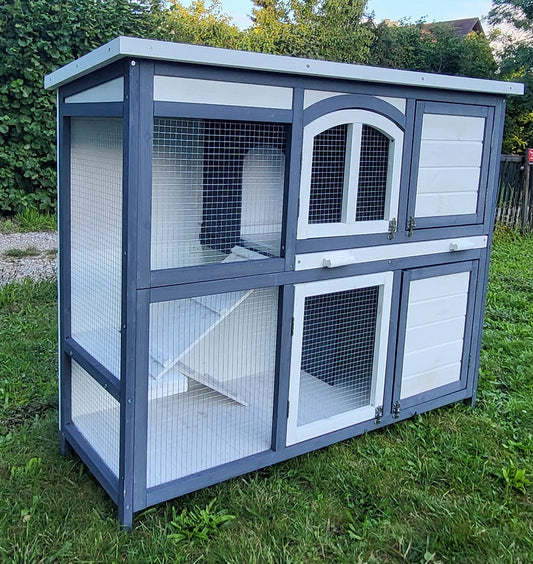 Hasenstall POLLY XL Kleintiergehege Kaninchenstall Käfig Hase Stall Gehege