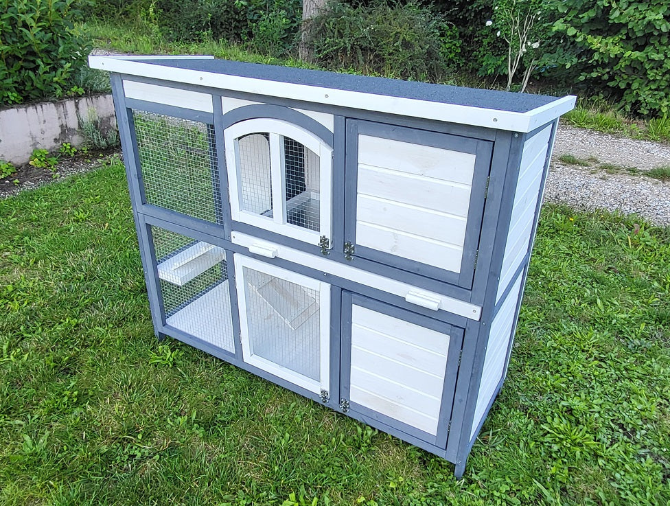 Hasenstall POLLY XL Kleintiergehege Kaninchenstall Käfig Hase Stall Gehege