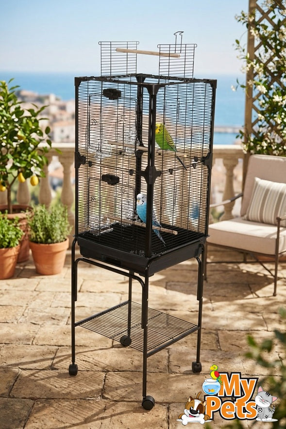 Vogelvoliere RUBY XL Vogelkäfig Metall Voliere Vogelhaus Käfig Vogel Papagei