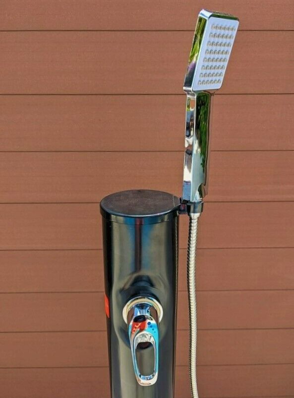 Pooldusche SUNNY Solardusche mit Brause Gartendusche Außendusche Solar Dusche