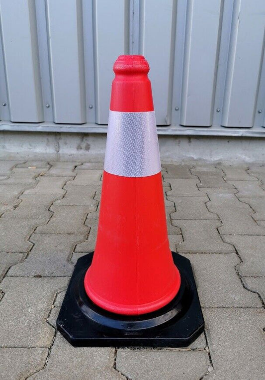Verkehrsleitkegel 50 cm Profi Pylone Pylonen Warnkegel Leitkegel Hochreflex