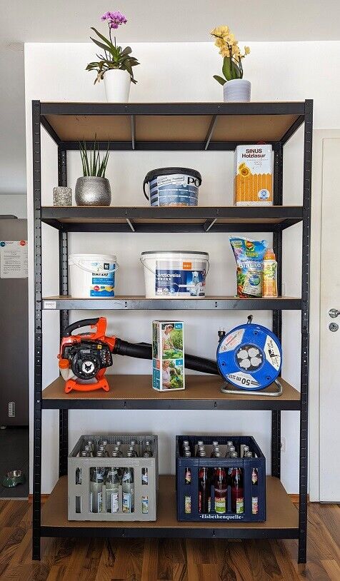 Schwerlastregal HULK Steckregal Werkstattregal Metallregal Regal Metall Regale