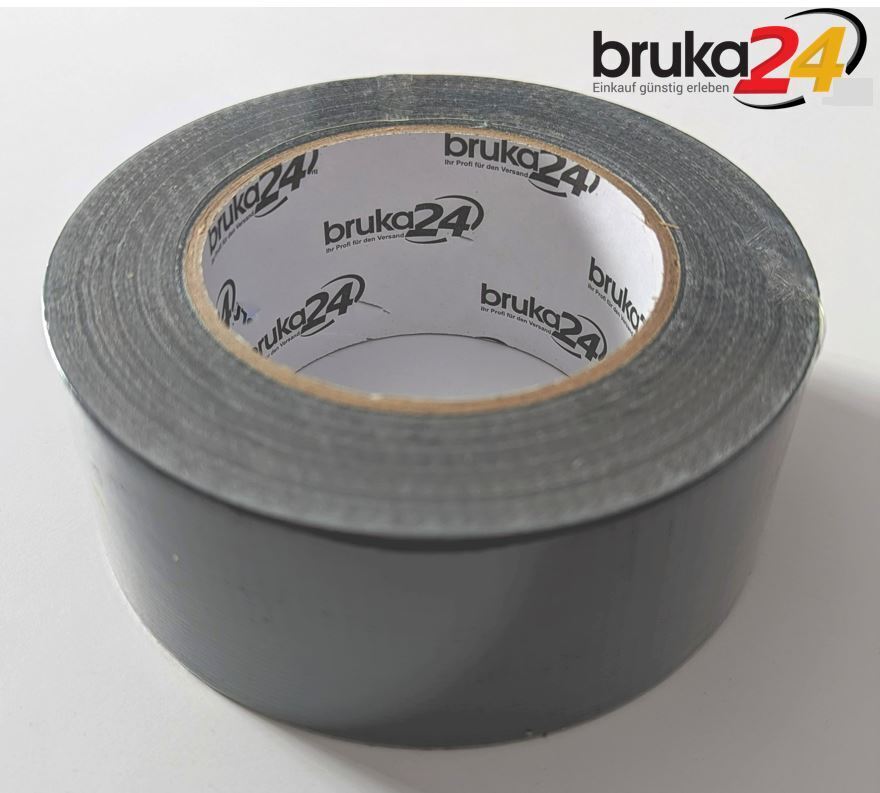 POWER-FIXX Panzertape Schwarz & Silber Gewebeband Gewebeklebeband Klebeband