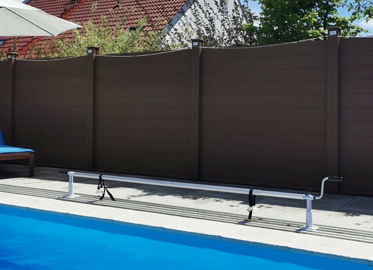 Pool Aufrollvorrichtung CARIBIC EASY Aufroller Solarfolie Poolabdeckung Solar