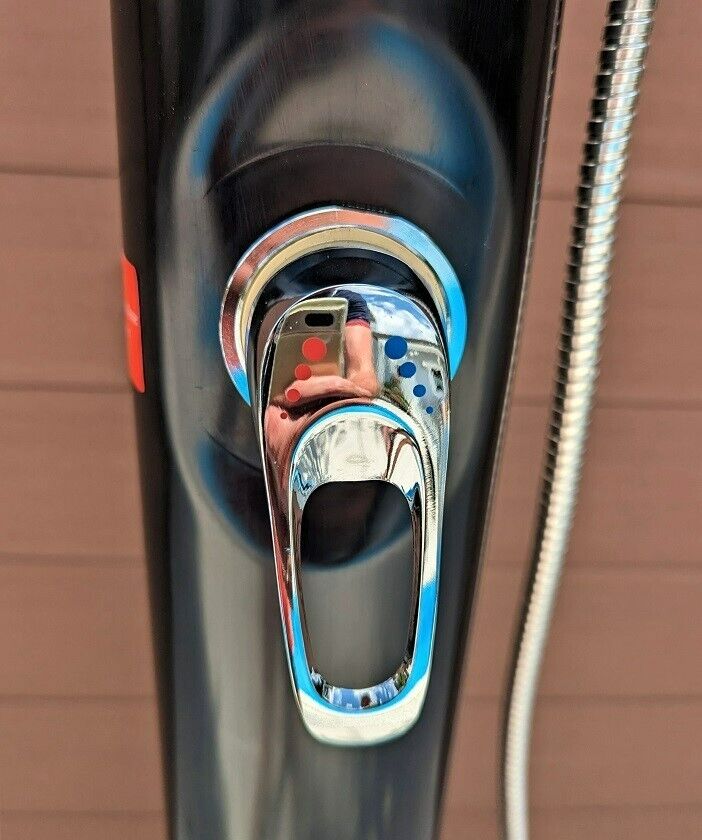 Pooldusche SUNNY Solardusche mit Brause Gartendusche Außendusche Solar Dusche