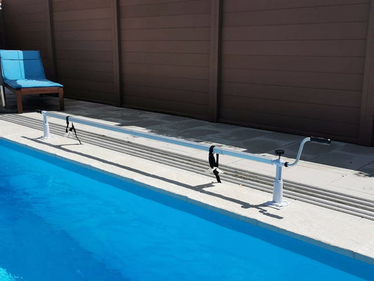 Pool Aufrollvorrichtung CARIBIC EASY Aufroller Solarfolie Poolabdeckung Solar