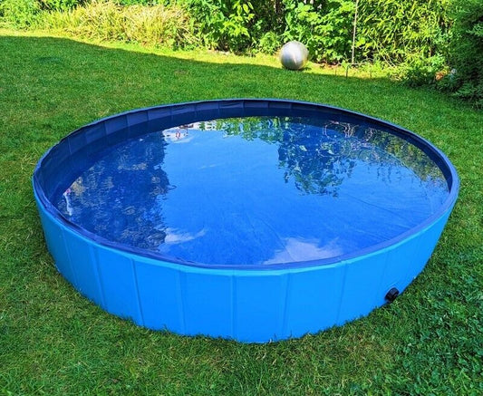Hundepool Pool Schwimmbecken Swimmingpool Hunde Planschbecken Bad Pool Faltbar