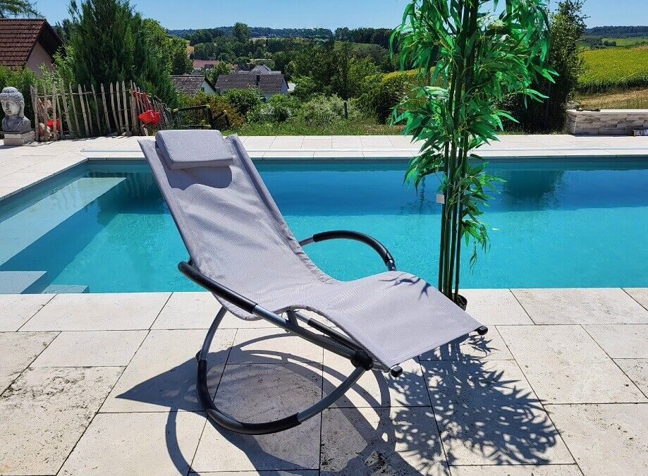Relaxliege IBIZA Schaukelstuhl Liegestuhl Schaukelliege Sonnenliege Liege