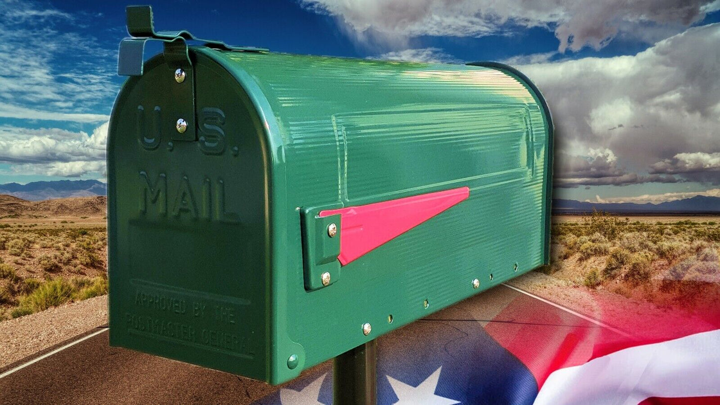 US Mailbox POSTMASTER Amerikanischer Briefkasten Mail Box Standbriefkasten USA