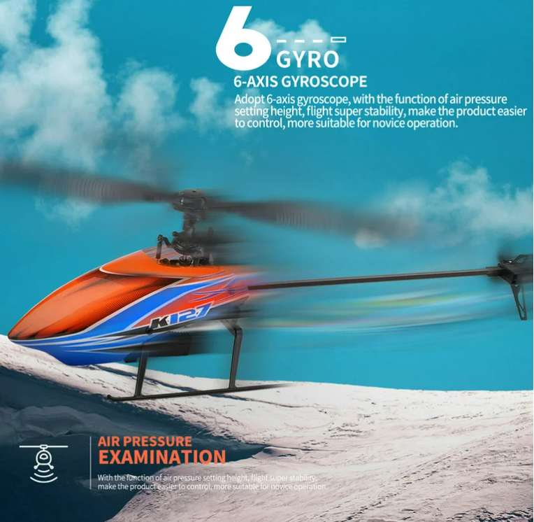 RC Helikopter EAGLE K127 Single Blade ferngesteuerter Hubschrauber