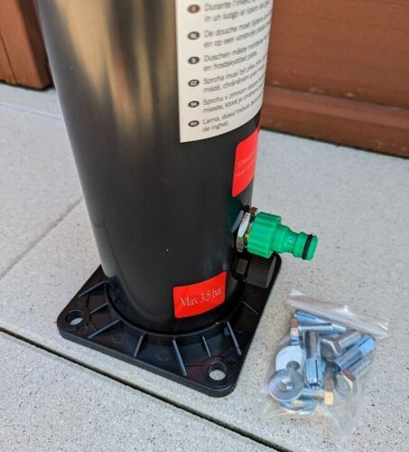 Pooldusche SUNNY Solardusche mit Brause Gartendusche Außendusche Solar Dusche