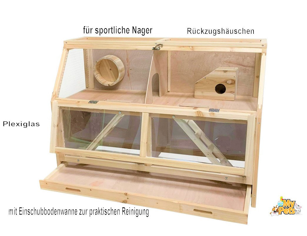 Kleintierkäfig BENNY XXL Nagerkäfig Hamsterkäfig Stall Meerschweinchen Käfig