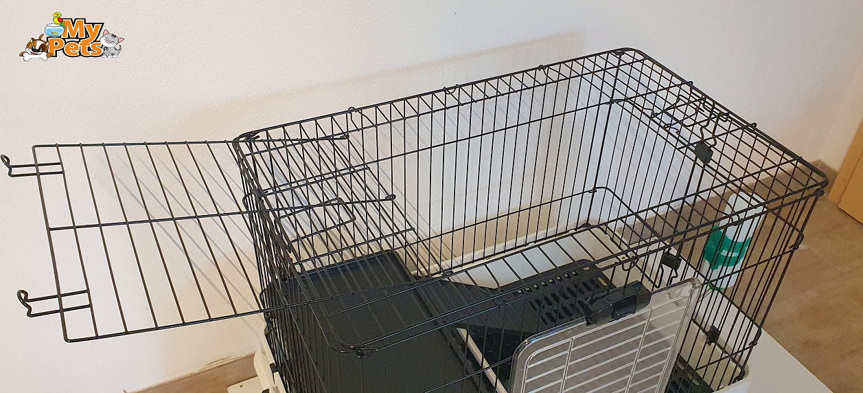 Nagervoliere BIG CAGE XXXL Nagerkäfig Käfig Voliere Metall Nager Meerschweinchen