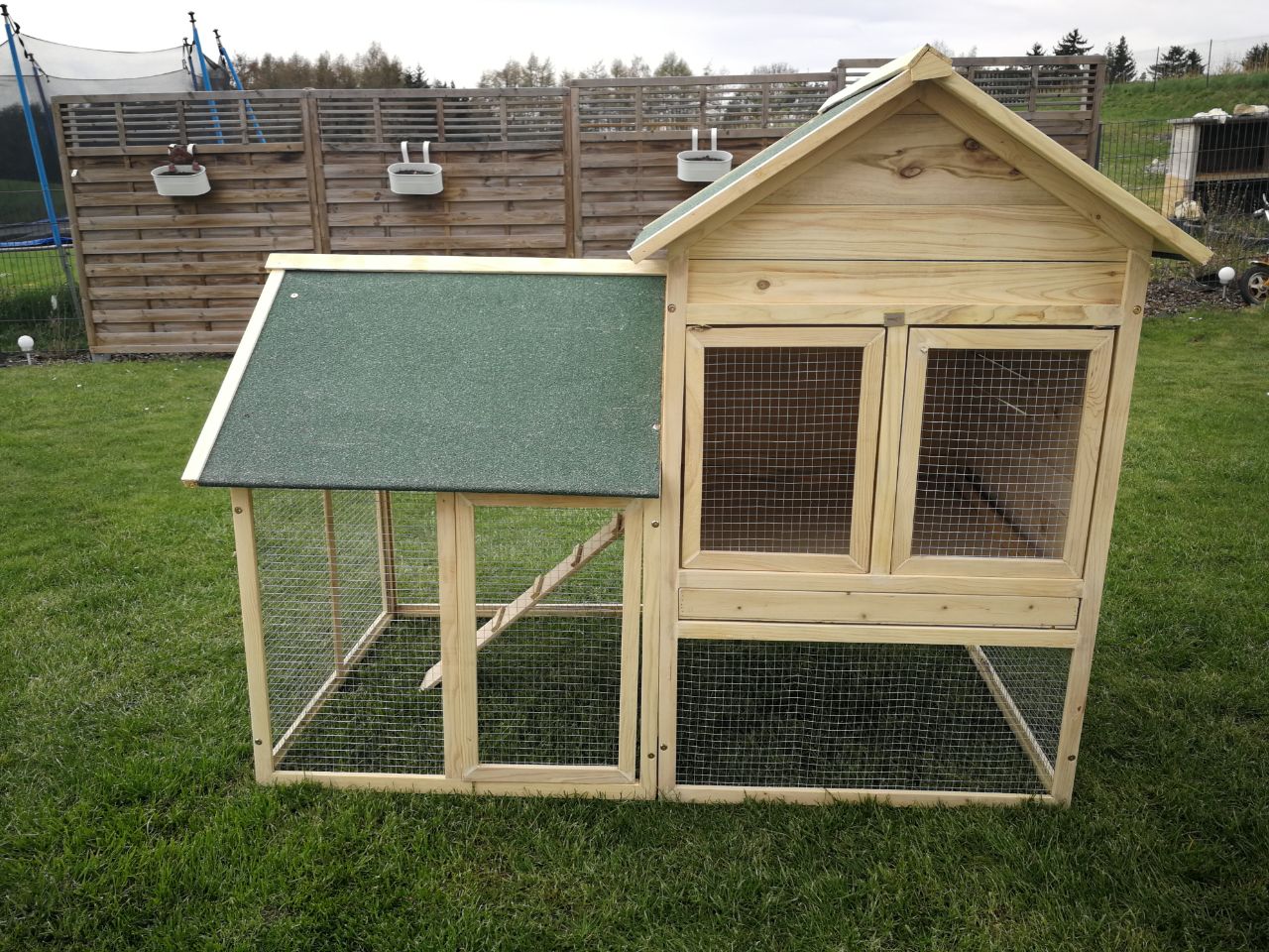 Hasenstall BUNNY XL Kleintiergehege Kaninchenstall Käfig Hase Kaninchen Gehege