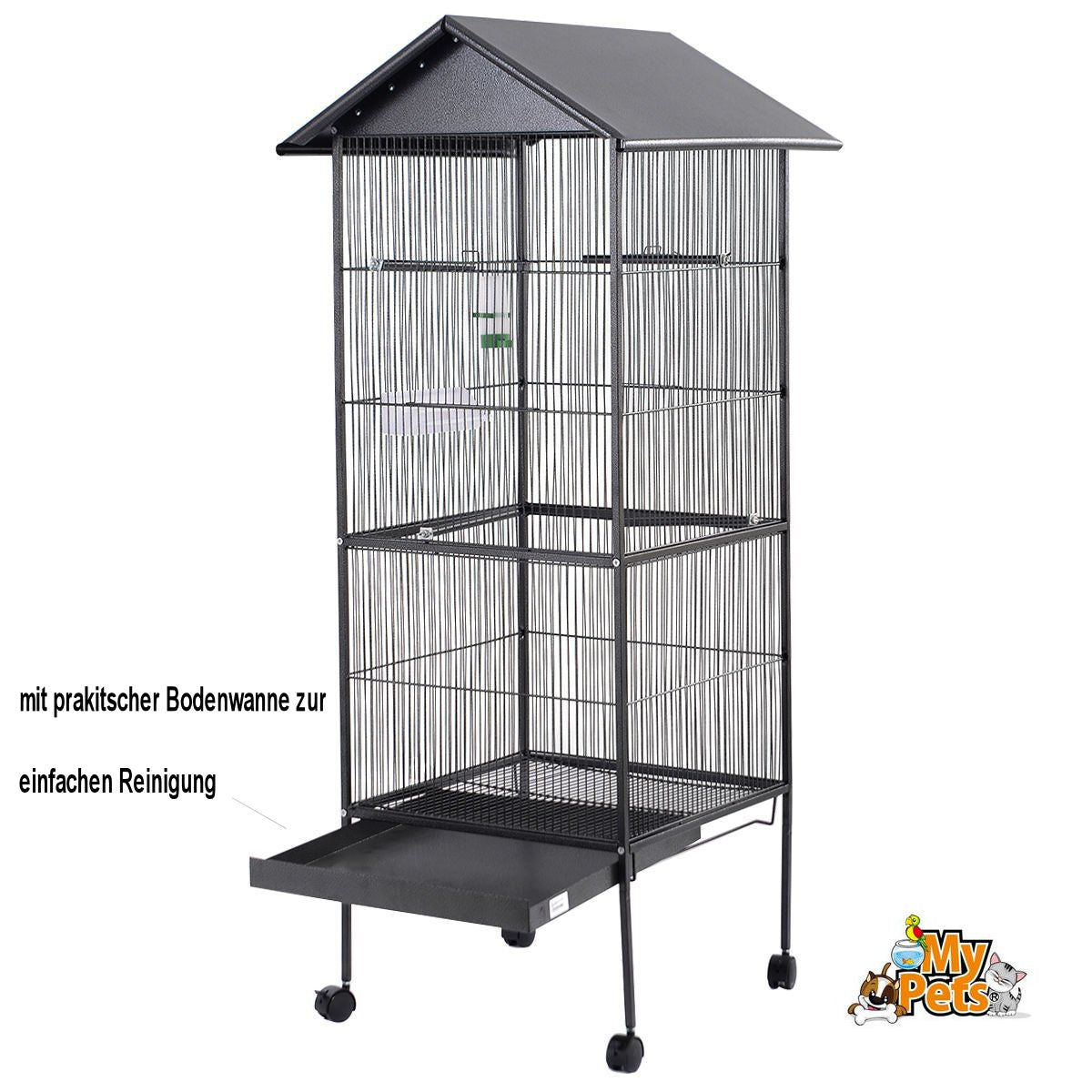 Vogelvoliere GIANT XXL Vogelkäfig Vogelhaus Papageienkäfig Käfig Vogel Voliere