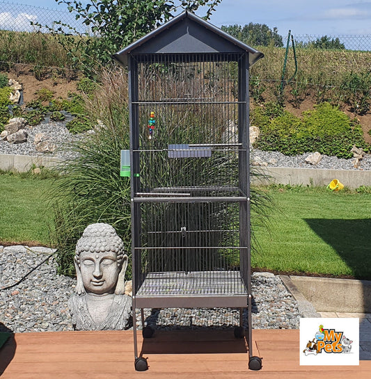 Vogelvoliere GIANT XXL Vogelkäfig Vogelhaus Papageienkäfig Käfig Vogel Voliere