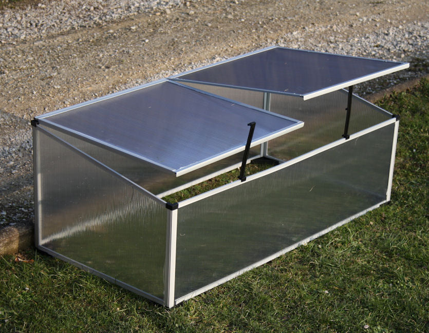 Aluminium Frühbeet PLANTBOX XL Treibhaus Foliengewächshaus Tomaten