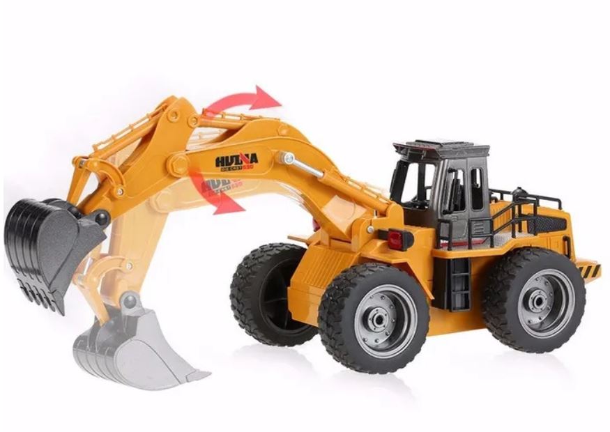 RC Radbagger MEGA DIGGER Radlader ferngesteuerter Lader Bagger Schaufelbagger