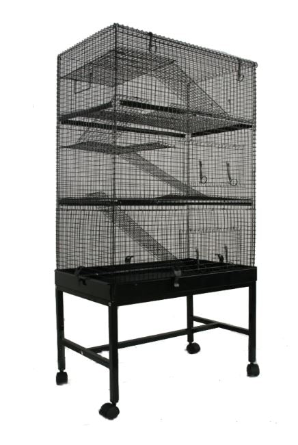 MyPets® Nagervoliere MEGA CAGE XXL Nagerkäfig Käfig Voliere Metall Nager Hamster