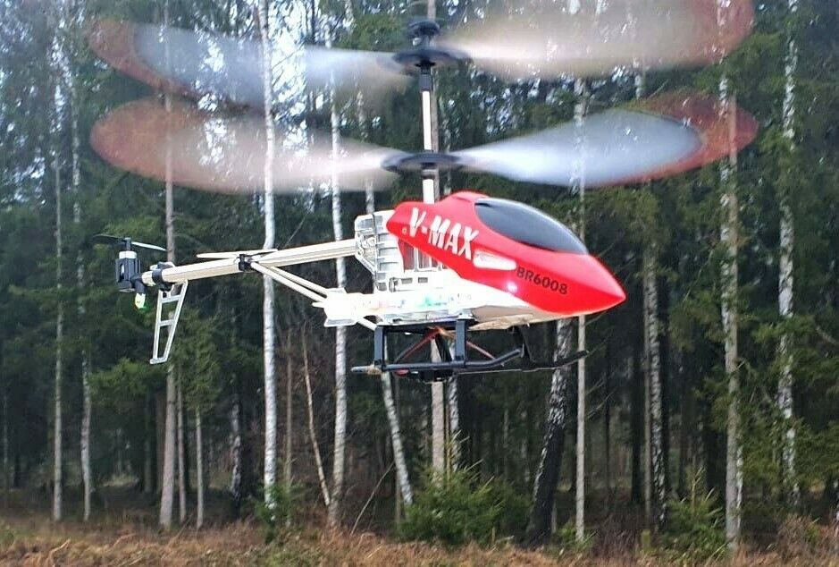 RC Helikopter V-MAX 1 ferngesteuerter Hubschrauber Gyro Heli 3,5 Kanal