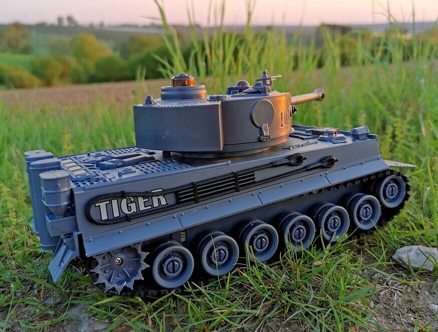 Set aus 2 Stück RC Kampfpanzer Tiger Infrarot Kampfsystem Deutscher Panzer RTR
