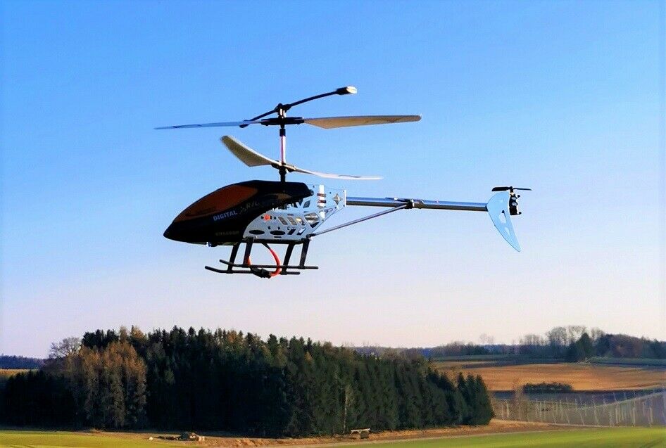 RC Helikopter POWER MAXX V2 ferngesteuerter Hubschrauber Gyro Heli 3,5 Kanal