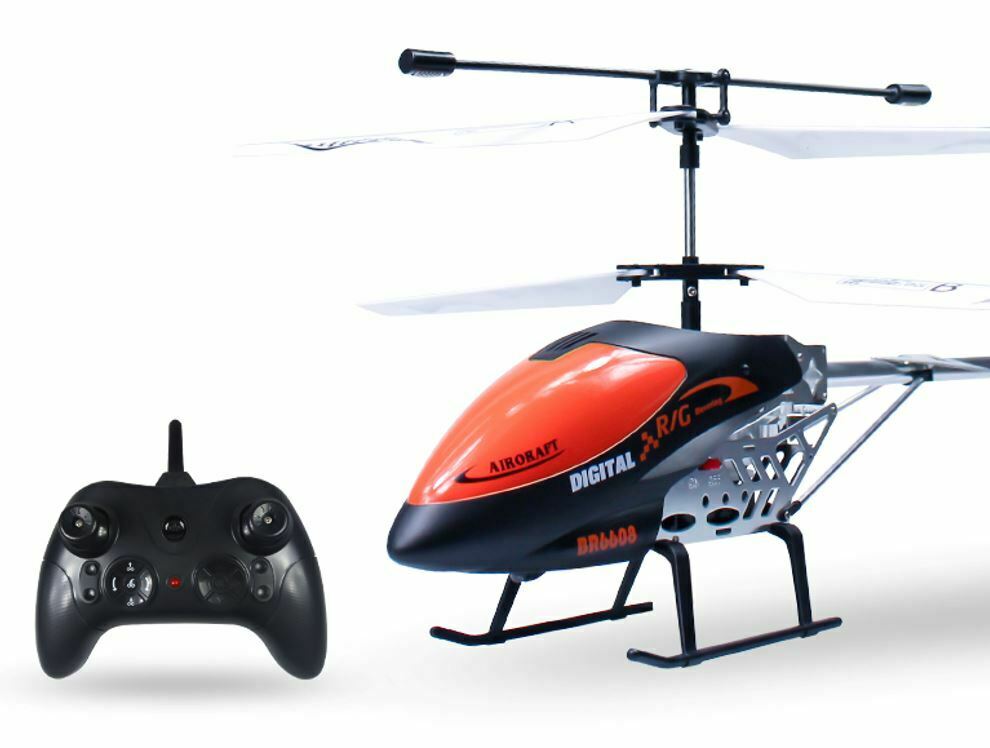 RC Helikopter POWER MAXX V2 ferngesteuerter Hubschrauber Gyro Heli 3,5 Kanal