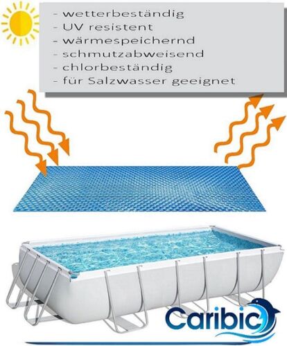 Pool Solarfolie SUN Solarplane Solarabdeckplane Abdeckung Poolabdeckung Plane