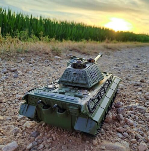 SET 2 Stück - RC Infrarot Kampfpanzer KÖNIGSTIGER Kampfsystem Deutscher Panzer