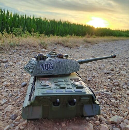 SET 2 Stück - RC Infrarot Kampfpanzer KÖNIGSTIGER Kampfsystem Deutscher Panzer