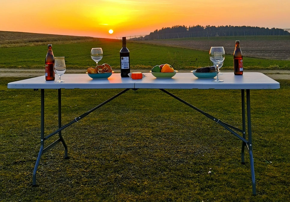 Klappbarer Tisch CAMPIXX BIG XXL klappbar Campingtisch Klapptisch Falttisch