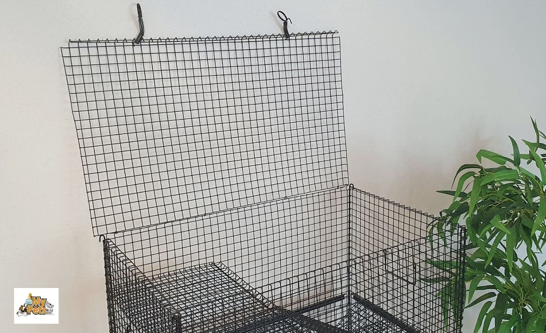 MyPets® Nagervoliere TOP 1 XL Nagerkäfig Käfig Voliere Metall Nager Hamster