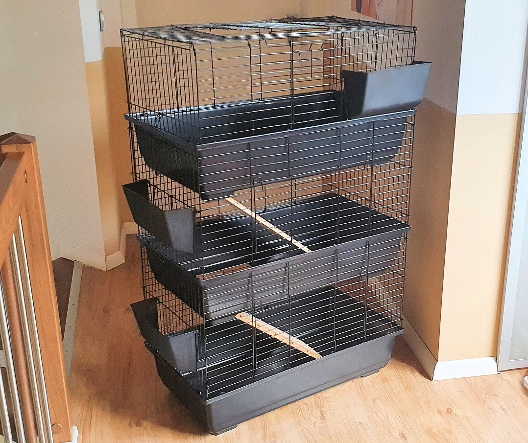 Nagerkäfig TOWER CAGE Nagervoliere Käfig Stall Kleintierkäfig NEU