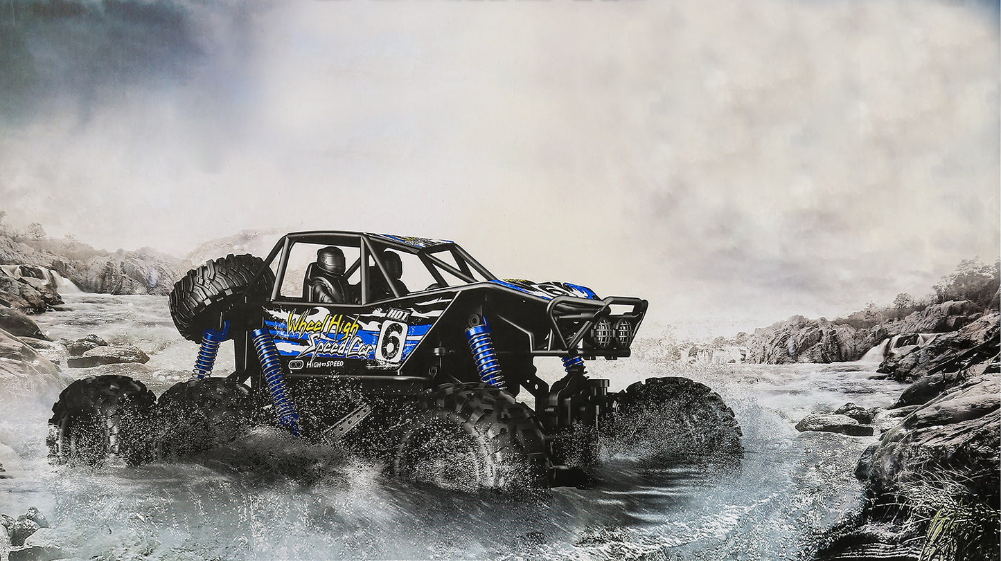 RC Rock Crawler SUPER SCORPION 6x6 Allrad ferngesteuerter Monster Truck 2,4 Ghz.