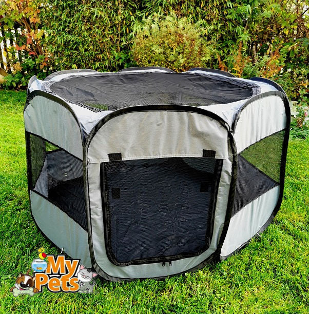 MyPets® Welpenauslauf YBOY Welpenlaufstall Tierlaufstall Laufstall Hunde Katzen