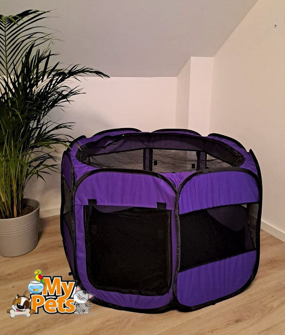 MyPets® Welpenauslauf YBOY Welpenlaufstall Tierlaufstall Laufstall Hunde Katzen