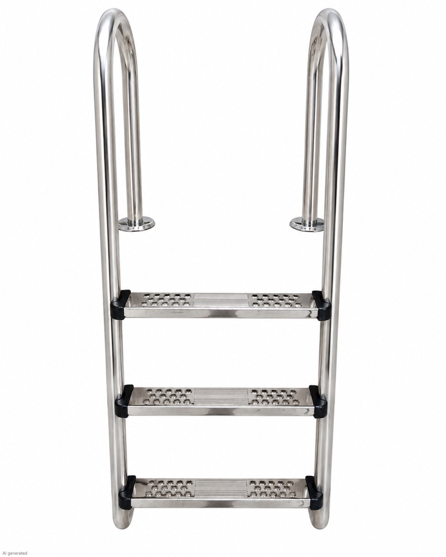 Innenliegende Poolleiter CARIBIC PRO Edelstahl Einbauleiter Leiter Pool Treppe