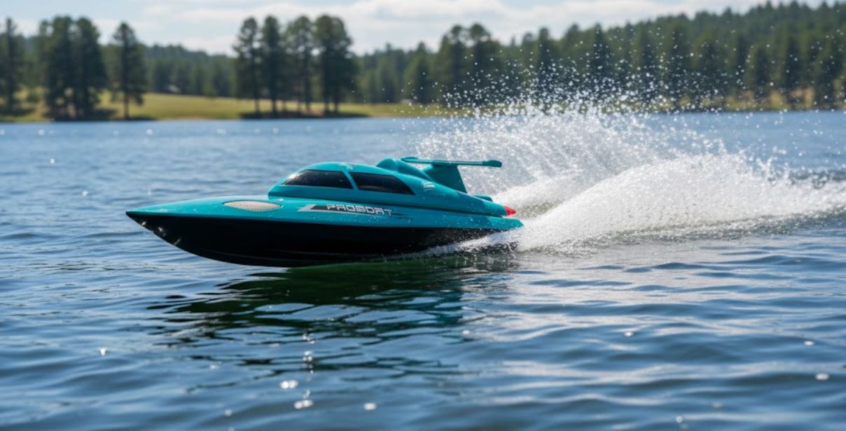 RC 2,4 Ghz. Speedboot BARRACUDA X2 ferngesteuertes Schiff Boot Rennboot RTR