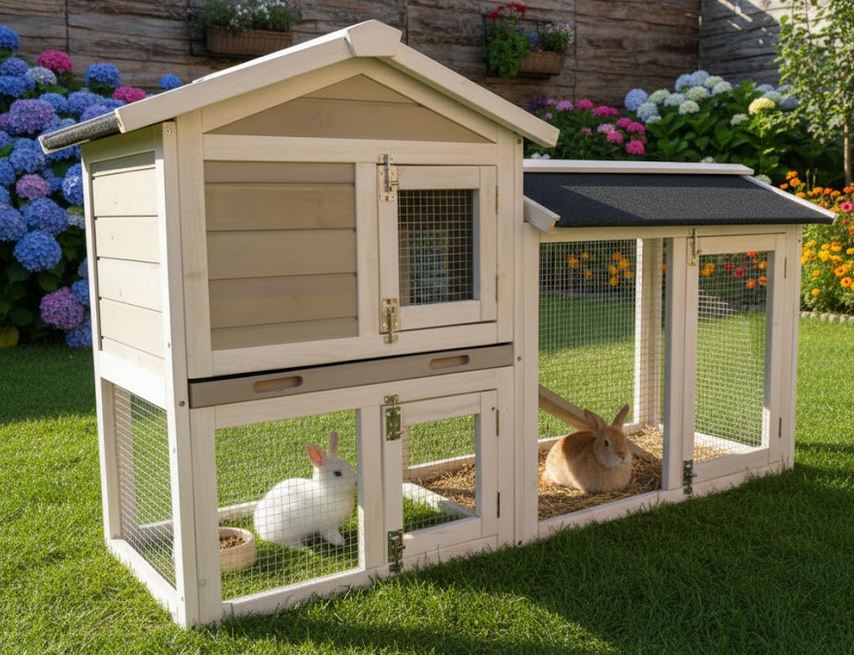 Hasenstall BIG BUNNY Kleintiergehege Kaninchenstall Käfig Hase Stall Gehege