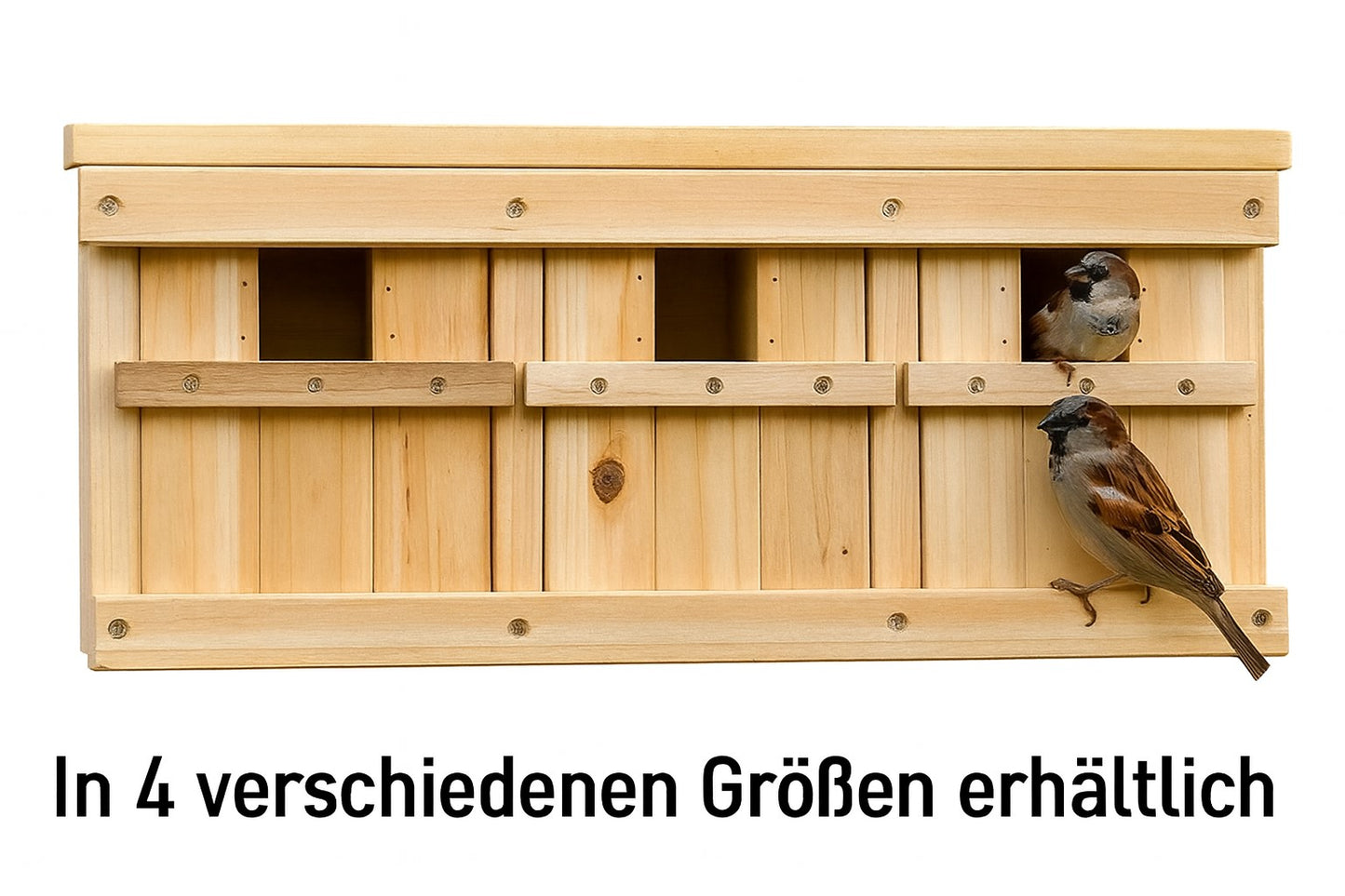 Nistkasten BUBI Spatzenvilla Spatzenhaus Spatz Spatzen Vogelhaus Vogel Haus