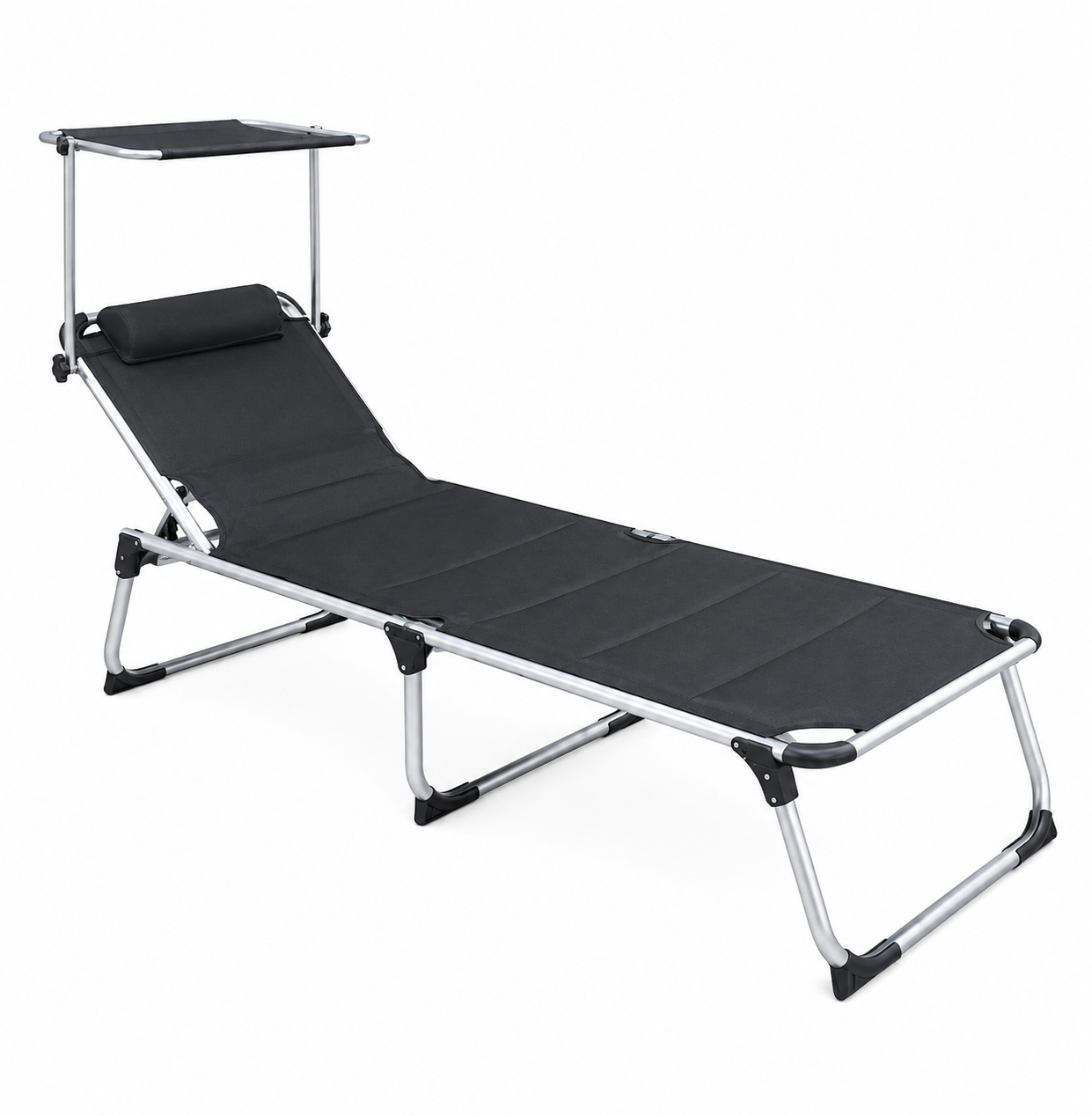 Sonnenliege MAUI Sonnendach Gartenliege Liegestuhl Relaxliege Strandliege Liege